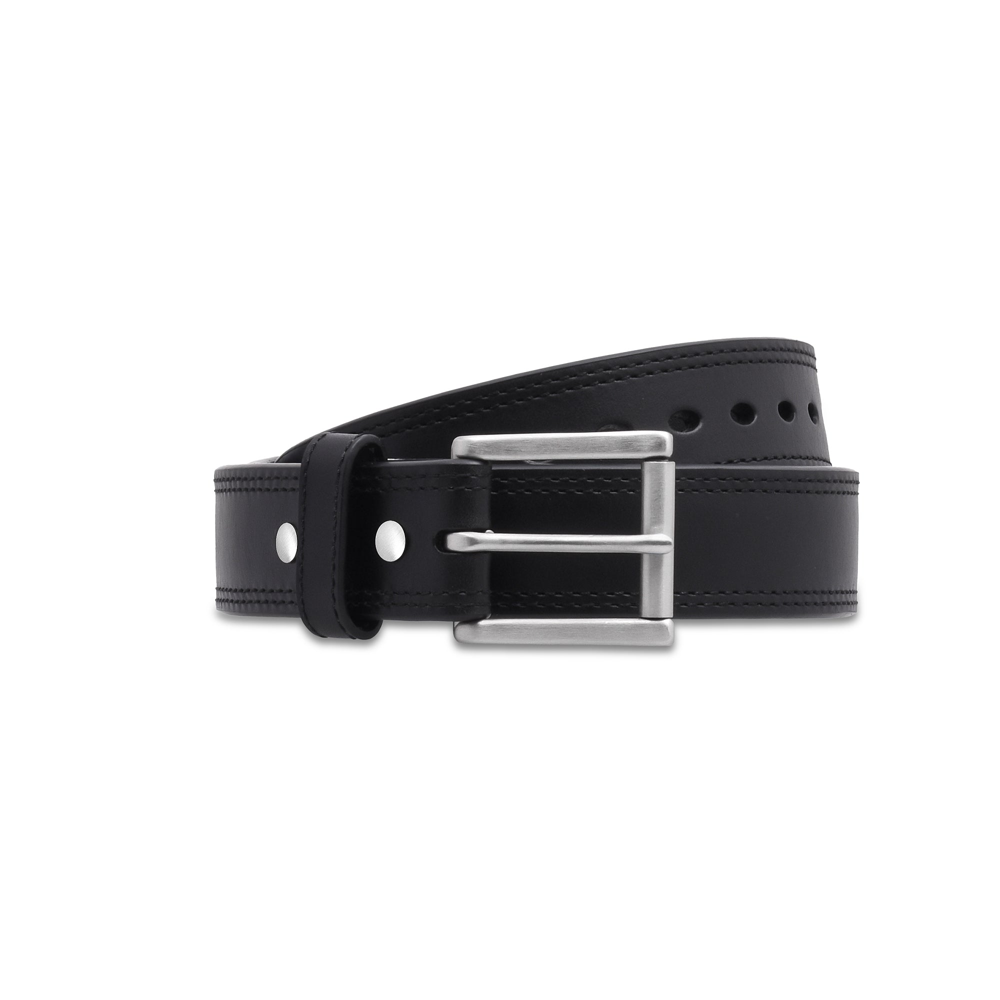 Men's Brown Extra Thick Double Stitched Belt