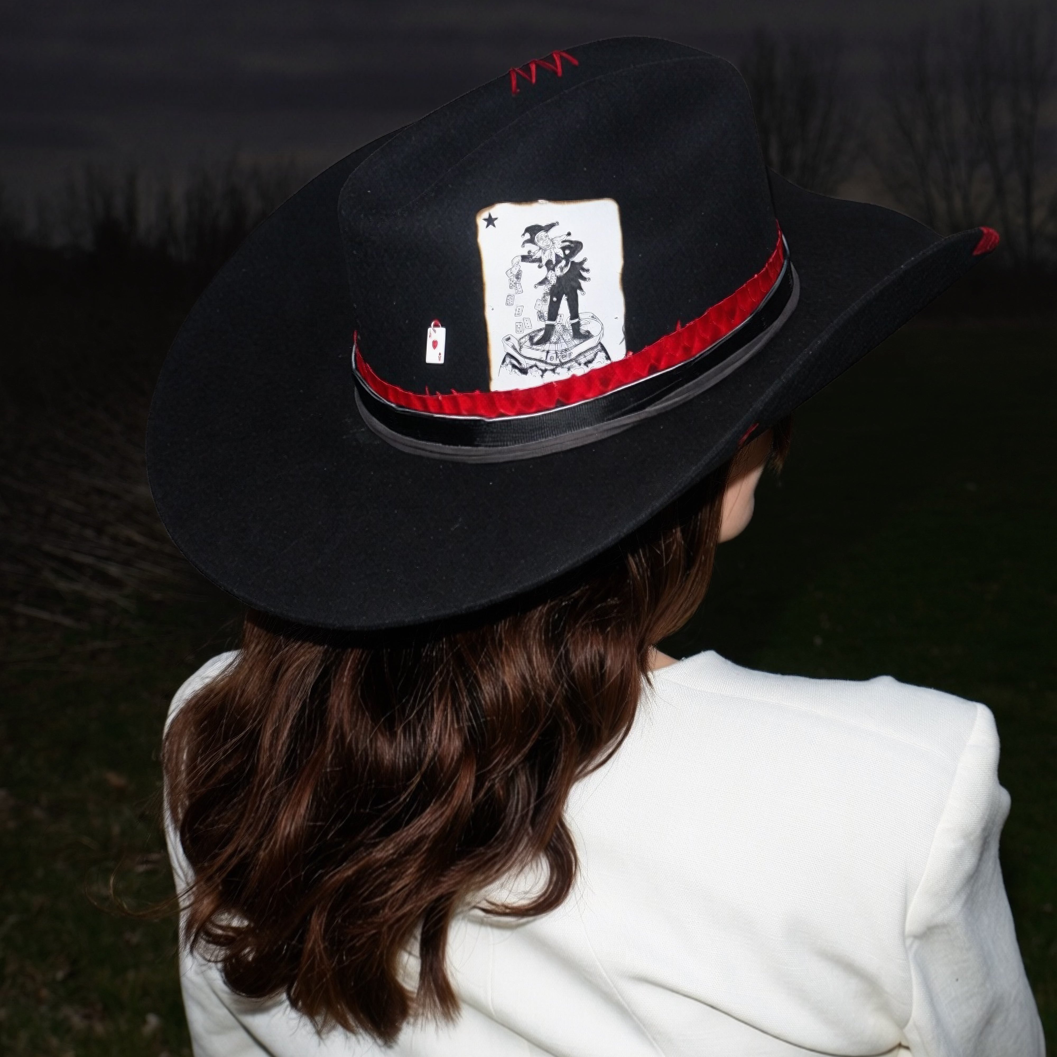 Queen of Hearts 10X Cowboy Hat