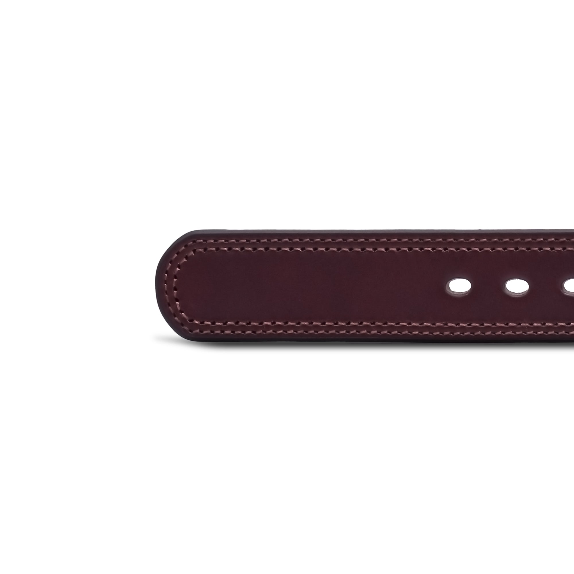 Men's Brown Extra Thick Double Stitched Belt
