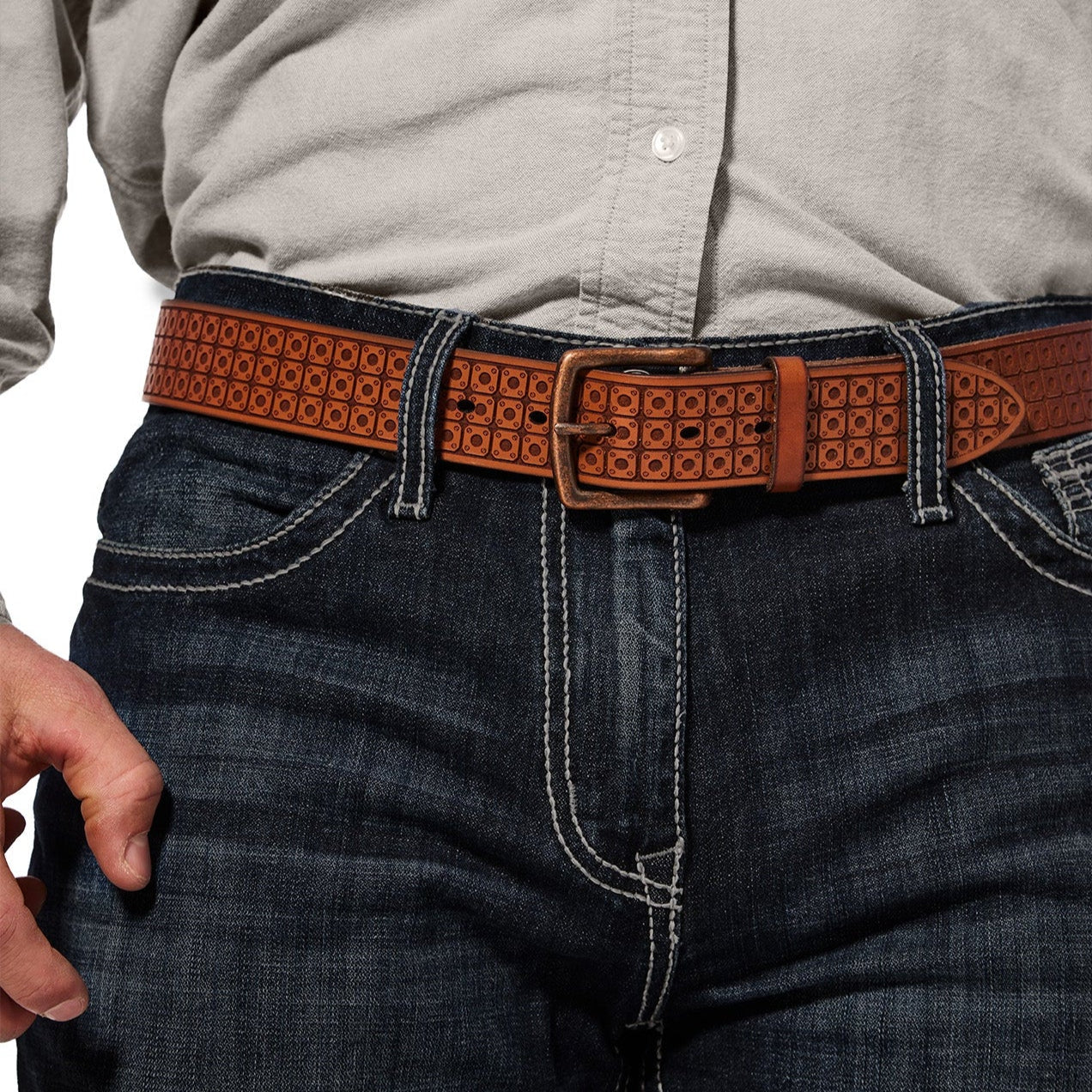 Men's Dice Italian Leather Belt