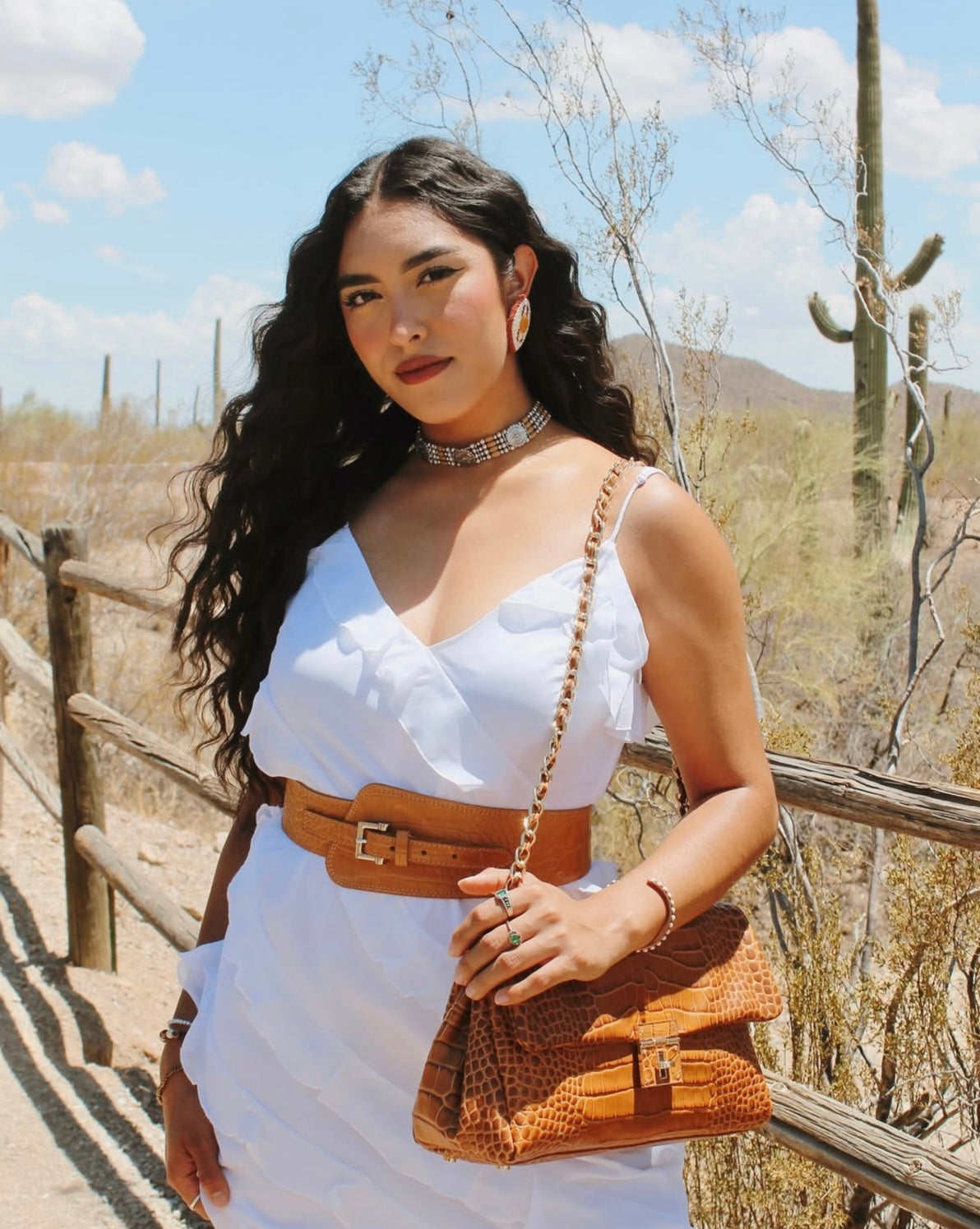 #color_cognac | Italian flap bag