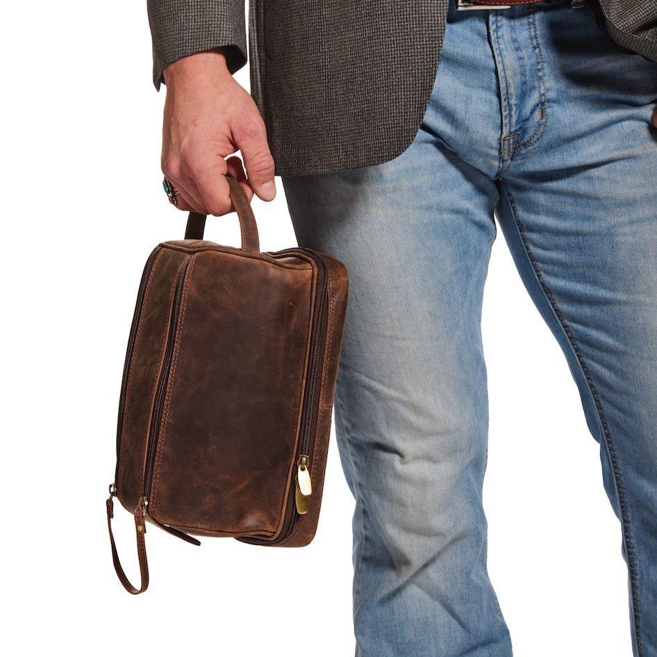 Men's Italian Toiletry Bag