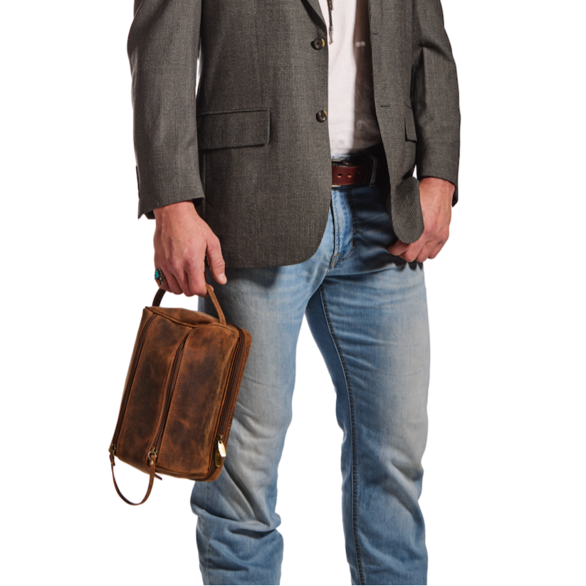 Men's Italian Toiletry Bag