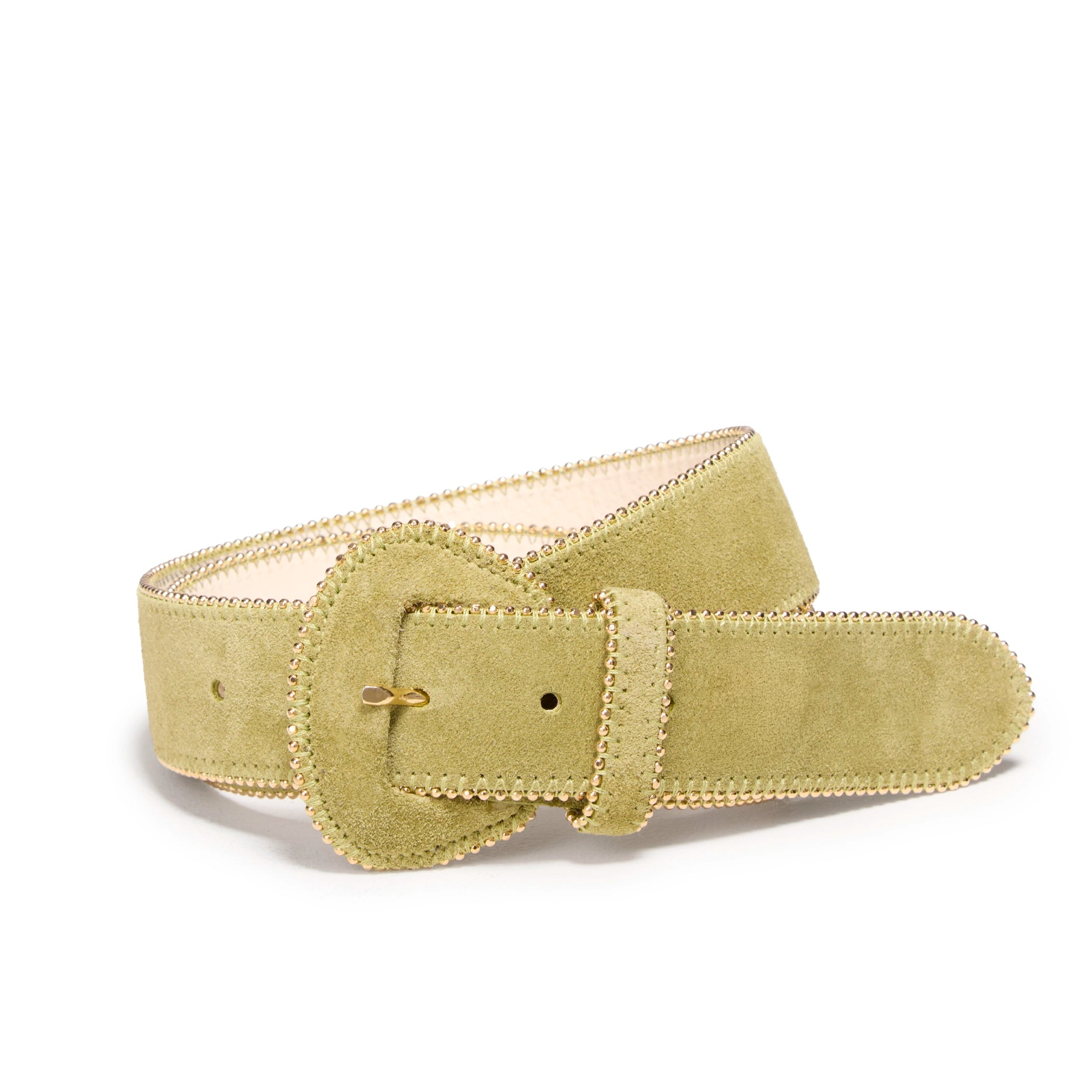 Women's Zip Up Cowgirl Italian Suede Belt