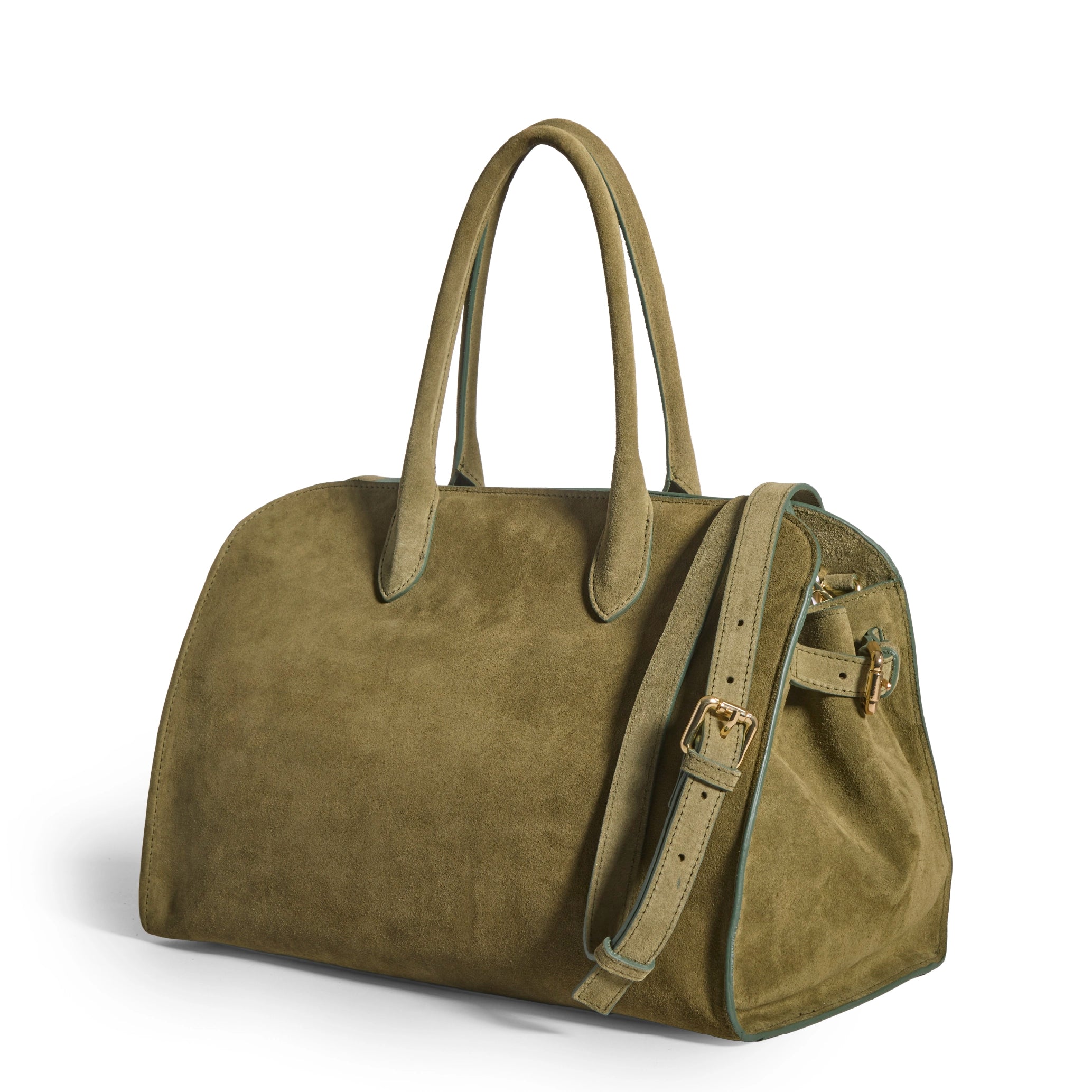 #Clyde Italian Suede Tote Bag