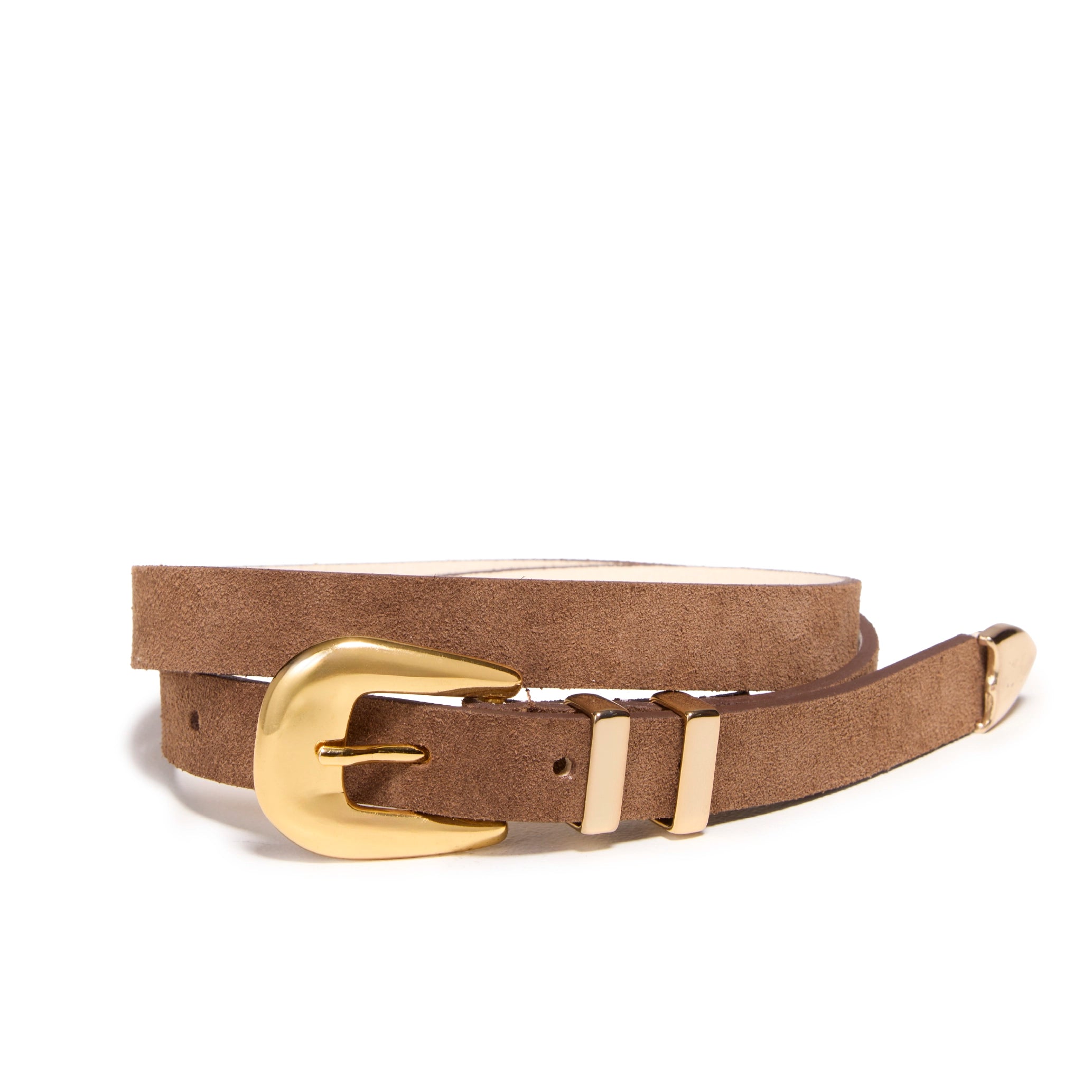Women's Double Trouble Italian Suede Belt