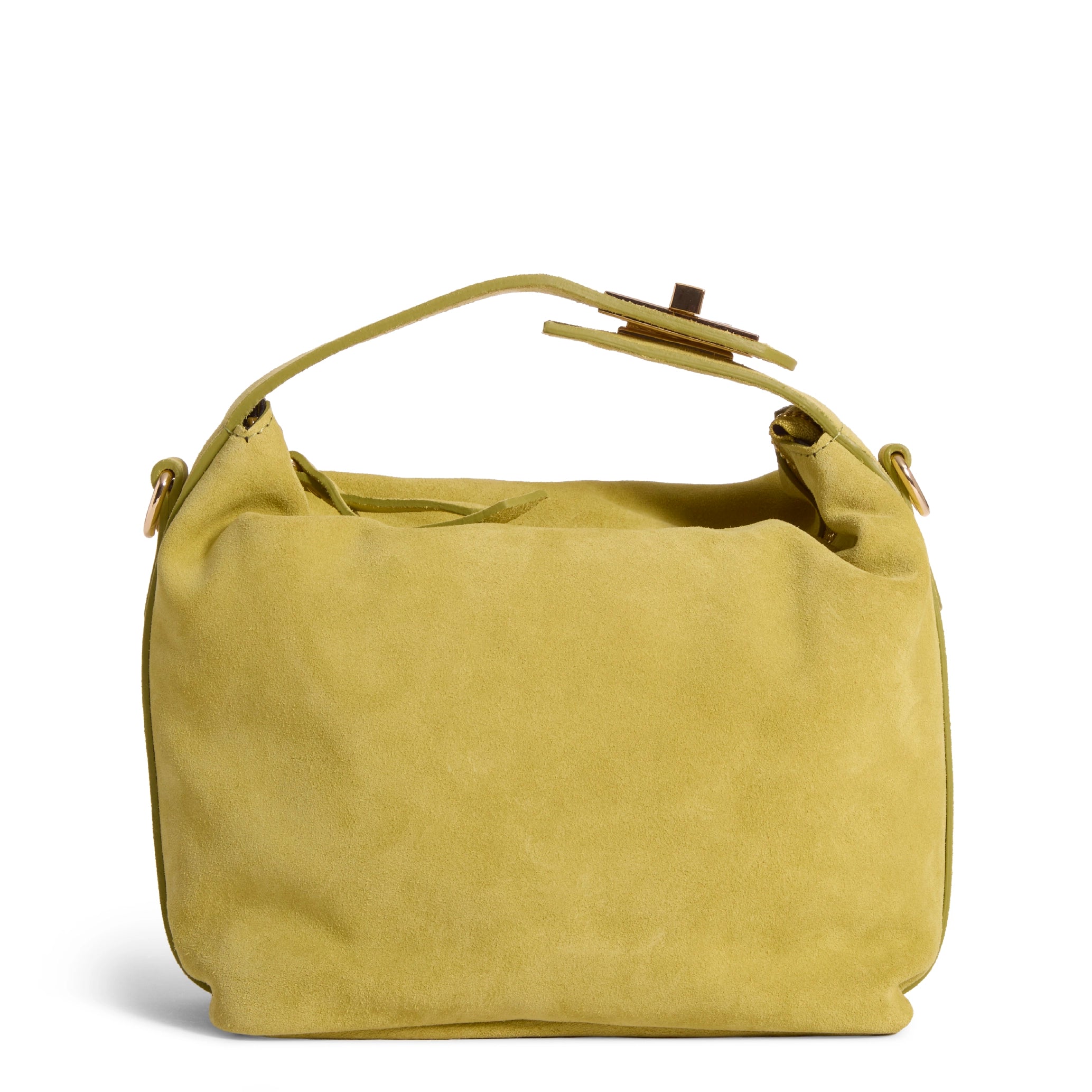 Pony Italian Suede Top Handle Bag