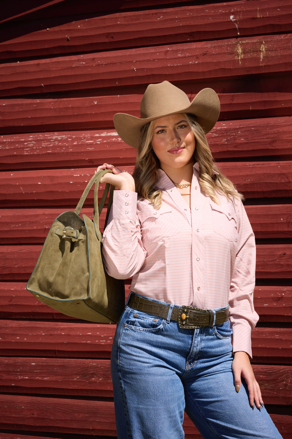 Clyde Italian Suede Tote Bag