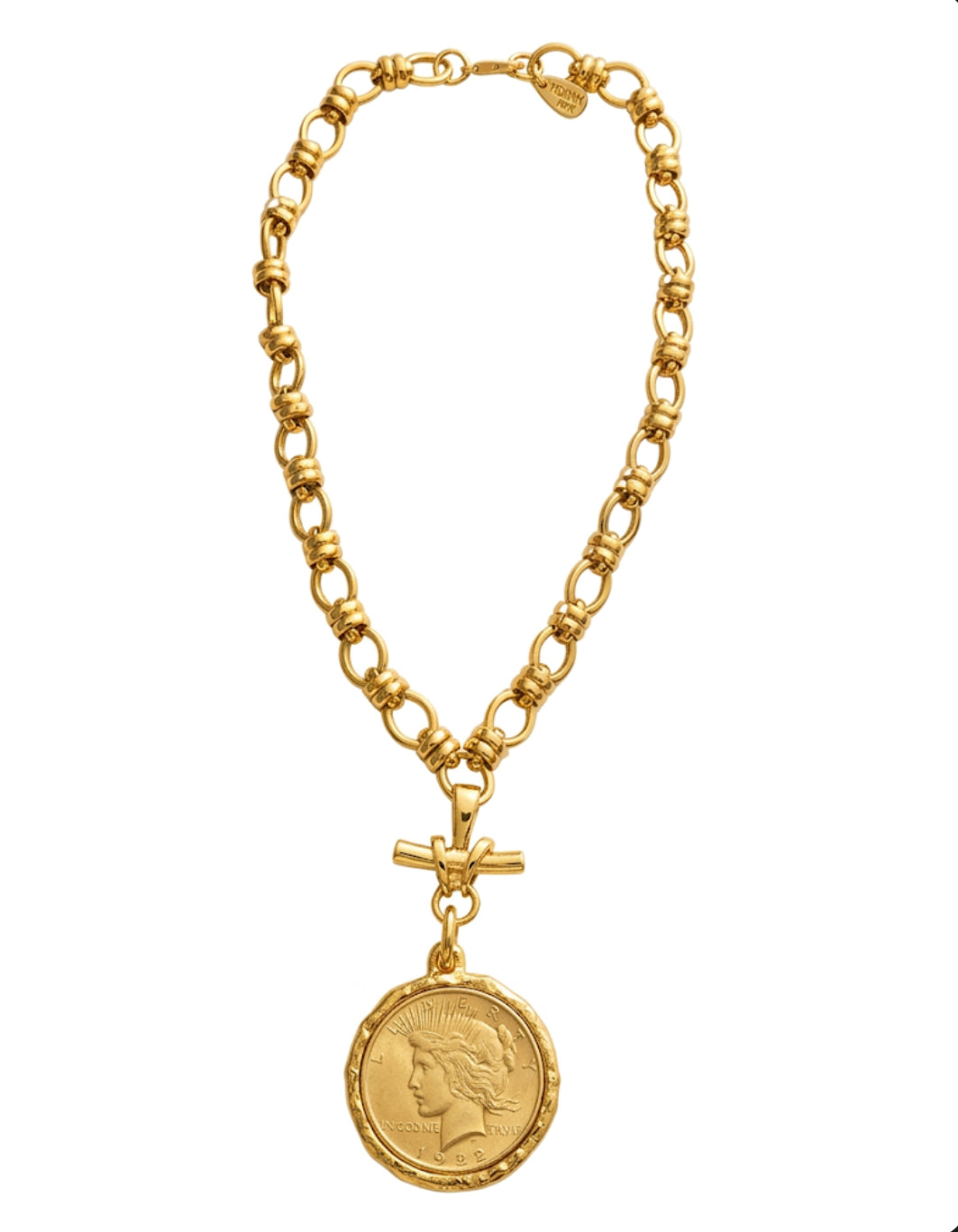 Lady Liberty Gold Coin Necklace