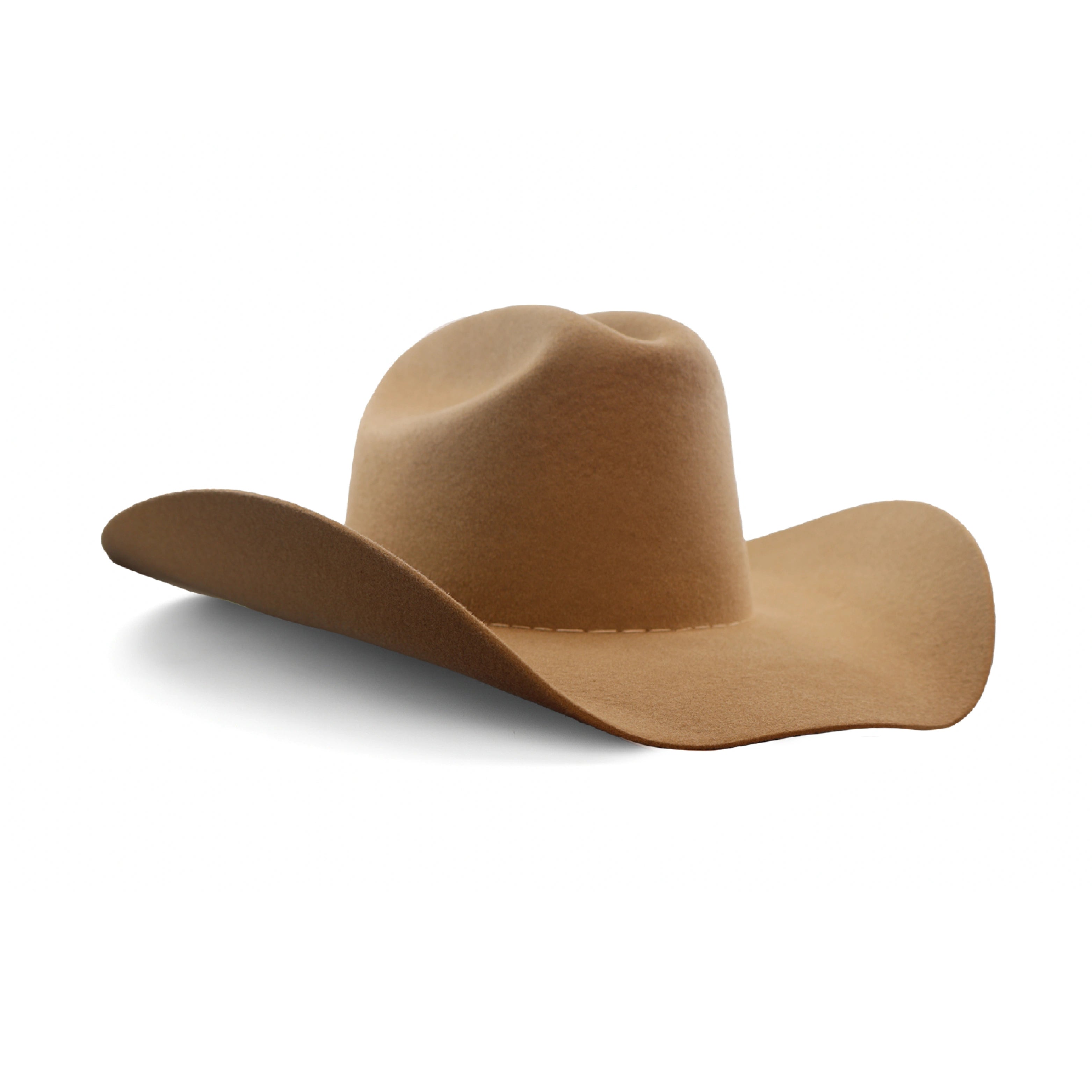 Plain Classic Cowboy Hat with No Hat Band