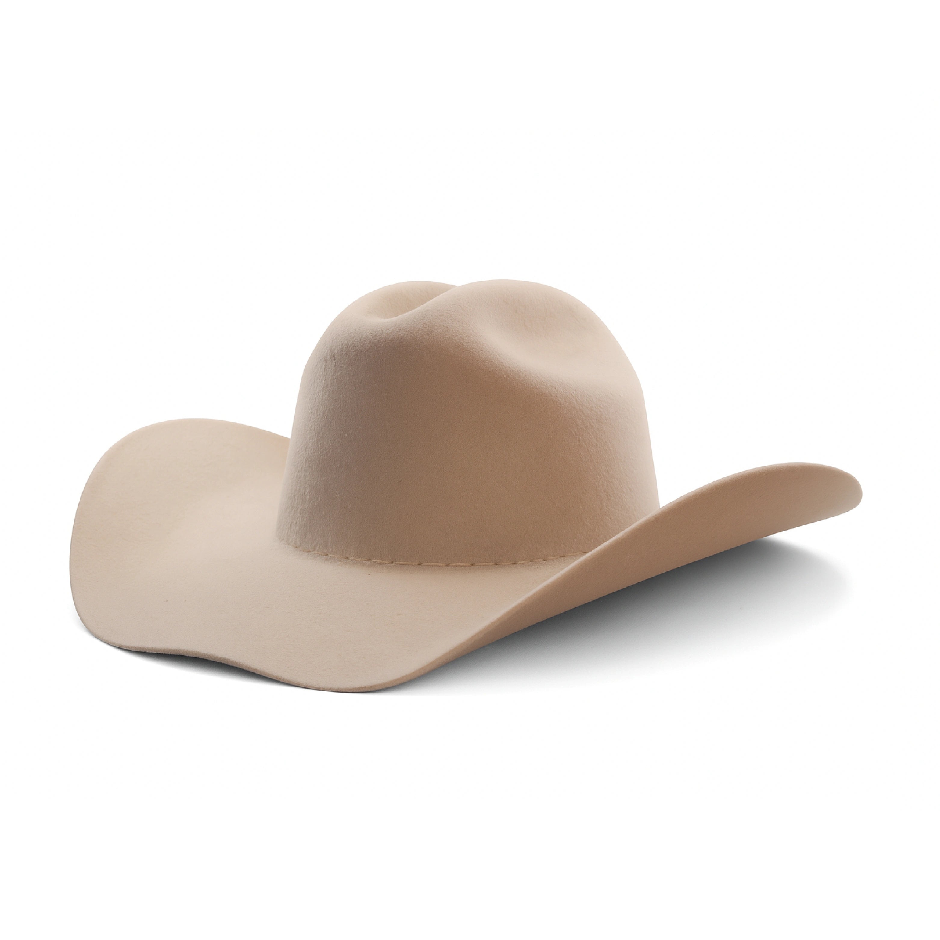Plain Classic Cowboy Hat with No Hat Band