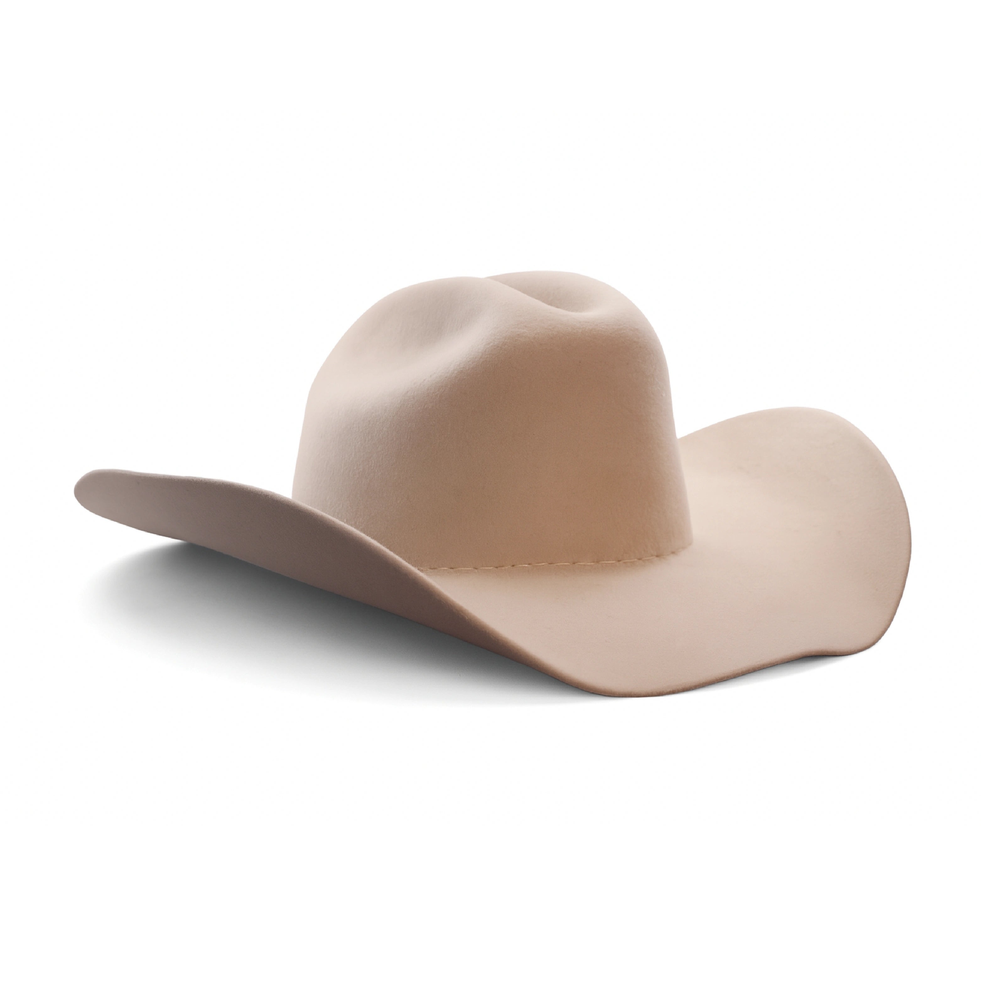 Plain Classic Cowboy Hat with No Hat Band