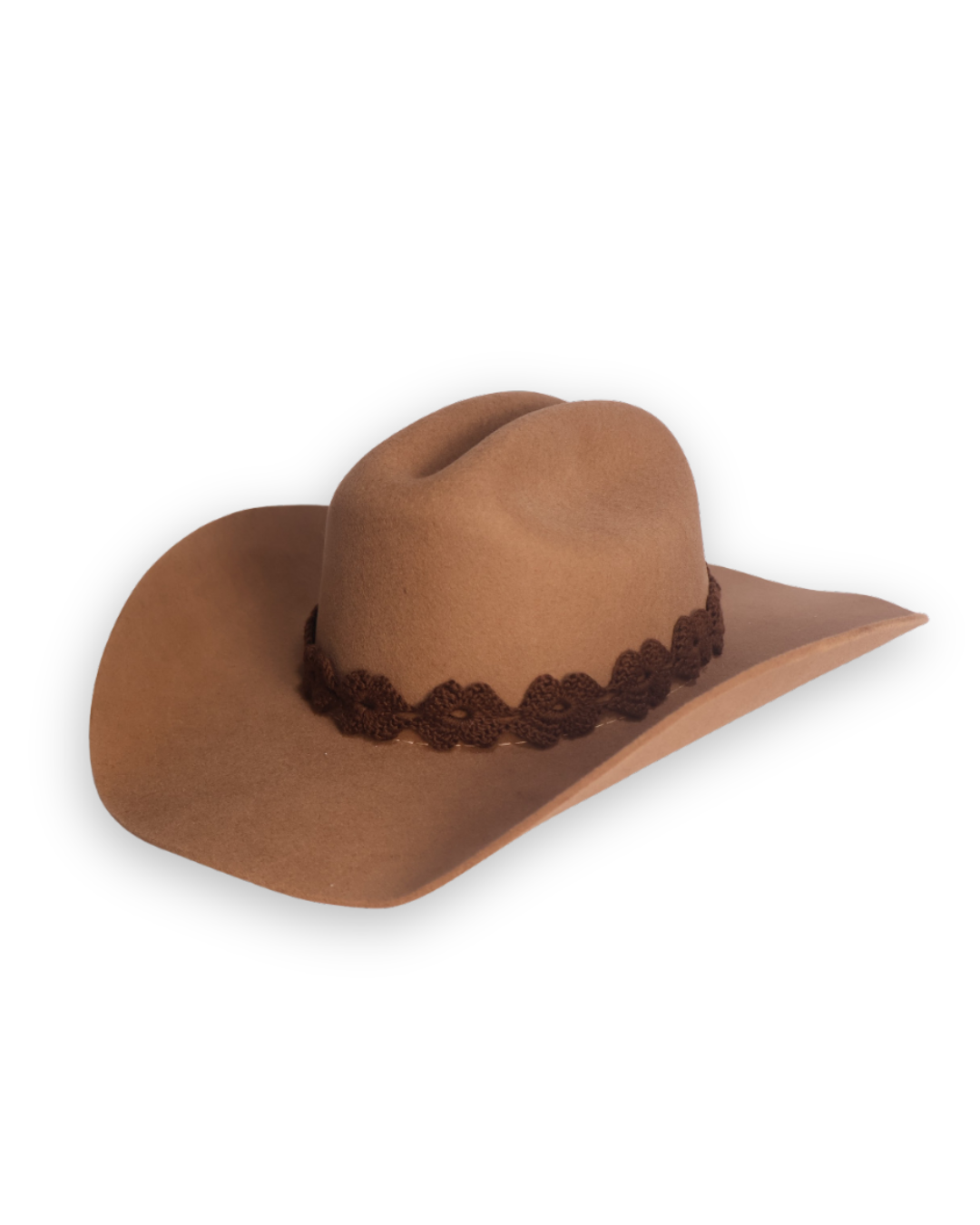 Crochet Flower Hat Band